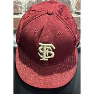 Florida State Seminoles New Era 59fifty FSU Fitted Hat Sz 7.5 Embroidered Cap
